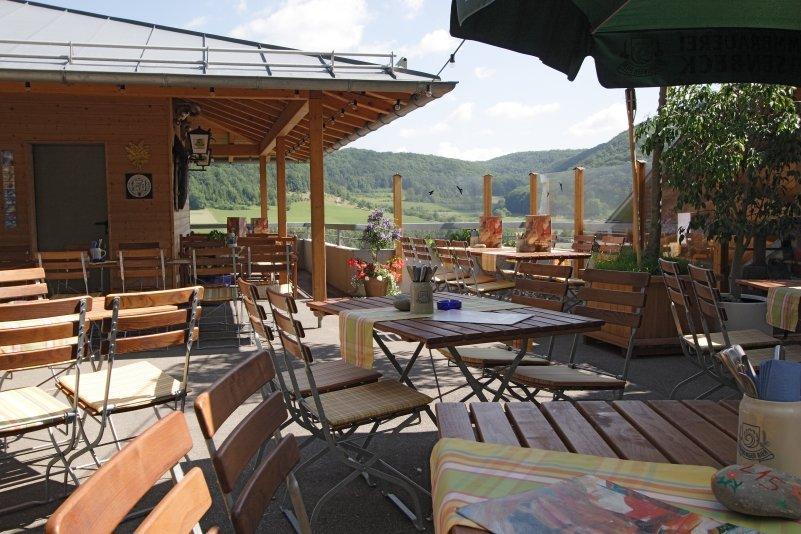Akzent Hotel Hoehenblick Muehlhausen im Taele Restaurant foto
